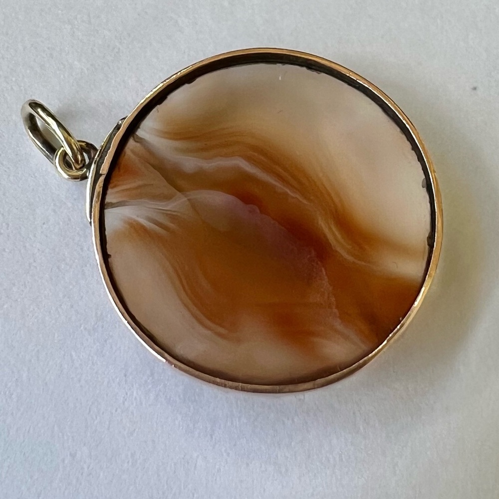 Beautiful Agate Conversion Pendant - image 3